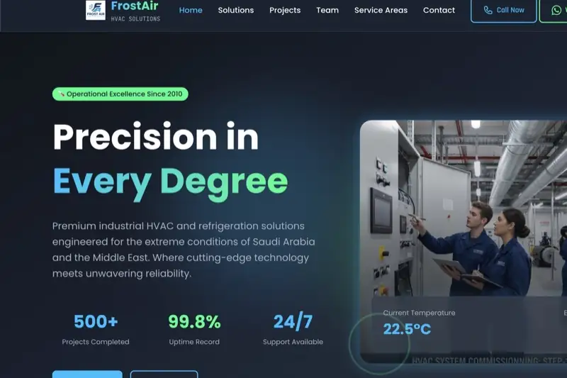 FrostAir website
